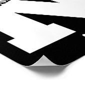 Monogrammed Family Christmas With Name  Poster (Hoek)