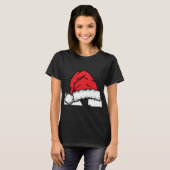 Monogrammed Family Christmas With Name T Shirt (Voorkant volledig)