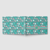 Monogrammed Floral Gastenboek (Volledig)