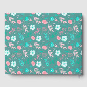 Monogrammed Floral Gastenboek (Achterkant)