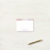 Monogrammed Floral Post-it Notes (Op bureau)