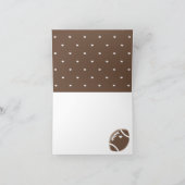 MONOGRAMMED FOOTBALL BRUILOFT BEDANKT (Binnen)