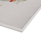 Monogrammed Forest Floral Botanical Family Name Snijplank (Hoek)