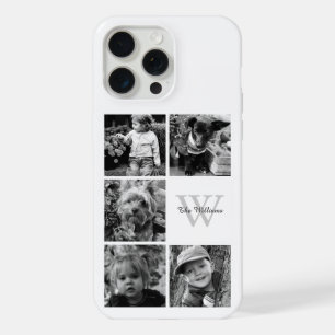 Monogrammed Foto Collage iPhone 15 Pro Max Case