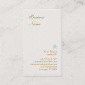 Monogrammed Frans voorzitterschap Visitekaartje (Achterkant)