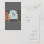 Monogrammed Frans voorzitterschap Visitekaartje (Voorkant / Achterkant)