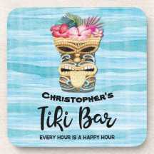 Monogrammed Funny Beach Tiki Bar Party