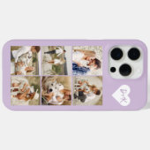 Monogrammed Galerij met 8 Persoonlijke Foto's Hoes (Achterkant (horizontaal))