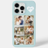 Monogrammed Galerij van 8 Persoonlijke Foto's Case-Mate iPhone Case (Achterkant)