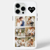 Monogrammed Galerij van 8 Persoonlijke Foto's Case-Mate iPhone Case (Achterkant)