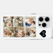 Monogrammed Galerij van 8 Persoonlijke Foto's Case-Mate iPhone Case (Achterkant (horizontaal))