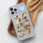 Monogrammed Galerij van 8 Persoonlijke Foto's iPhone 15 Pro Max Hoesje<br><div class="desc">Geef dit ontwerp een persoonlijk tintje met 8 van je favoriete foto's,  een monogram,  een favoriete woord of datum voor een uniek en speciaal design in één soort.</div>