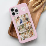 Monogrammed Galerij van 8 Persoonlijke Foto's iPhone 15 Pro Max Hoesje<br><div class="desc">Geef dit ontwerp een persoonlijk tintje met 8 van je favoriete foto's,  een monogram,  een favoriete woord of datum voor een uniek en speciaal design in één soort.</div>