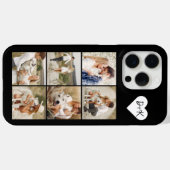 Monogrammed Galerij van 8 Persoonlijke Foto's Case-Mate iPhone Case (Achterkant (horizontaal))
