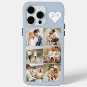 Monogrammed Galerij van 8 Persoonlijke Foto's Case-Mate iPhone Case (Achterkant)