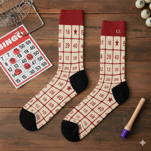 Monogrammed geluksspel sok - Bingo