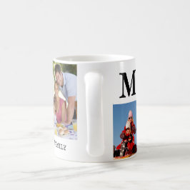 Monogrammed Genoemde Familiefoto Persoonlijk Koffiemok