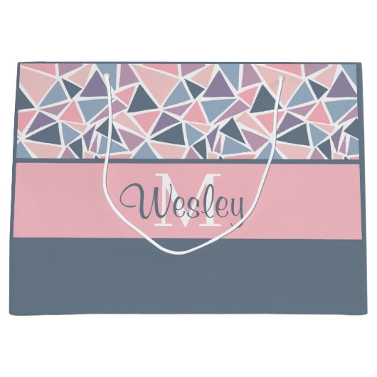 Monogrammed Gift Bag Groot Cadeauzakje (Voorkant)