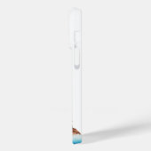 Monogrammed Girly Mermaid Case-Mate iPhone Case (Achterkant / Links)