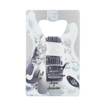 Monogrammed gitaar flesopener