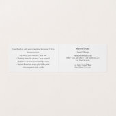 Monogrammed Gold Snaffle Bit Horse Industry Visitekaartje (Binnenkant ongevouwen)