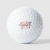 Monogrammed Golf Balls Golfballen (Voorkant)