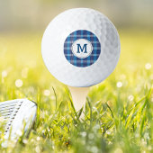 Monogrammed Golf Balls Preppy Classic Blue Pset Golfballen