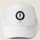 Monogrammed Golf Funny Golfer Cute Saying Custom Trucker Pet (Voorkant)