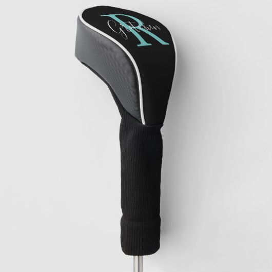 Monogrammed Golf Head Hoesje Golfheadcover (Schuin)