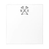 Monogrammed Golf Notitieblok (Voorkant)