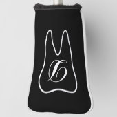 Monogrammed golf putter club cover for dentist (Draai 90)