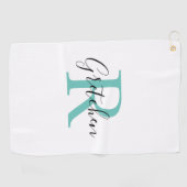 Monogrammed Golf Towel Golfhanddoek (Horizontaal)