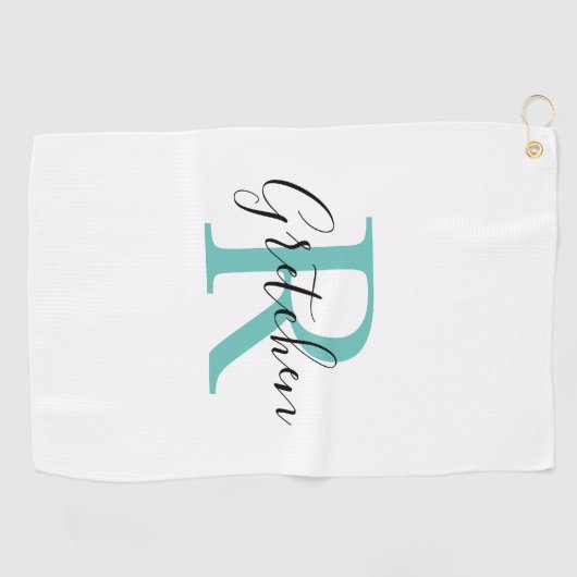 Monogrammed Golf Towel Golfhanddoek (Horizontaal)