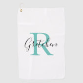 Monogrammed Golf Towel Golfhanddoek (Voorkant)