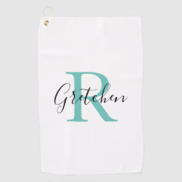 Monogrammed Golf Towel Golfhanddoek