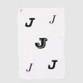 Monogrammed Golf Towel Golfhanddoek (Voorkant)