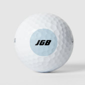 Monogrammed Golfbal kies Uw Achtergrond van de Kle Golfballen (Voorkant)