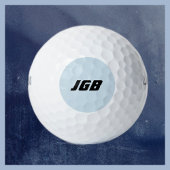 Monogrammed Golfbal kies Uw Achtergrond van de Kle Golfballen