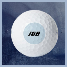 Monogrammed Golfbal kies Uw Achtergrond van de Kle Golfballen
