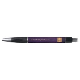 Monogrammed goud elegant name script pen