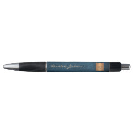 Monogrammed goud elegant name script pen