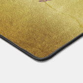 Monogrammed Goud Metallic Gradiënt Bureaumat (Hoek)