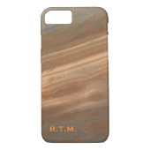 Monogrammed Granite en Copper iPhone 7 Hoesje (Achterkant)