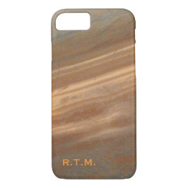 Monogrammed Granite en Copper iPhone 7 Hoesje