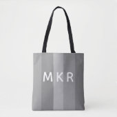 Monogrammed Grays Tote Bag (Voorkant)