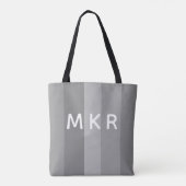 Monogrammed Grays Tote Bag (Achterkant)
