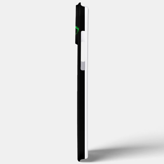 Monogrammed Green Asian Dragon Case-Mate iPhone Case (Achterkant / Links)