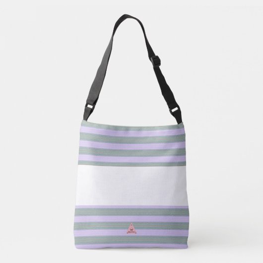 Monogrammed Green Thatch Canvas tas (Achterkant)