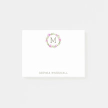  monogrammed Greenery Floral Wreath