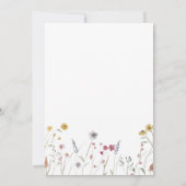 Monogrammed grillige Waterverf bruiloft Kaart (Achterkant)